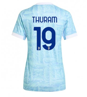 Juventus Khephren Thuram #19 Replika Udebanetrøje Dame 2025-26 Kortærmet